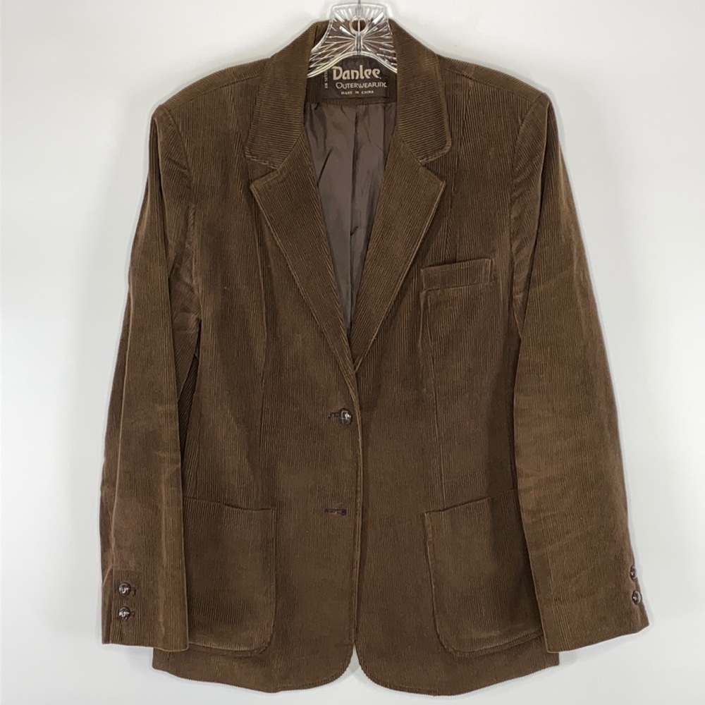 Vintage Danlee Outerwear Brown Corduroy Jacket 70's